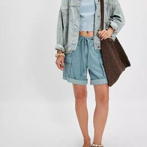 NWT Frankie Washed Shorts Color Tourmaline